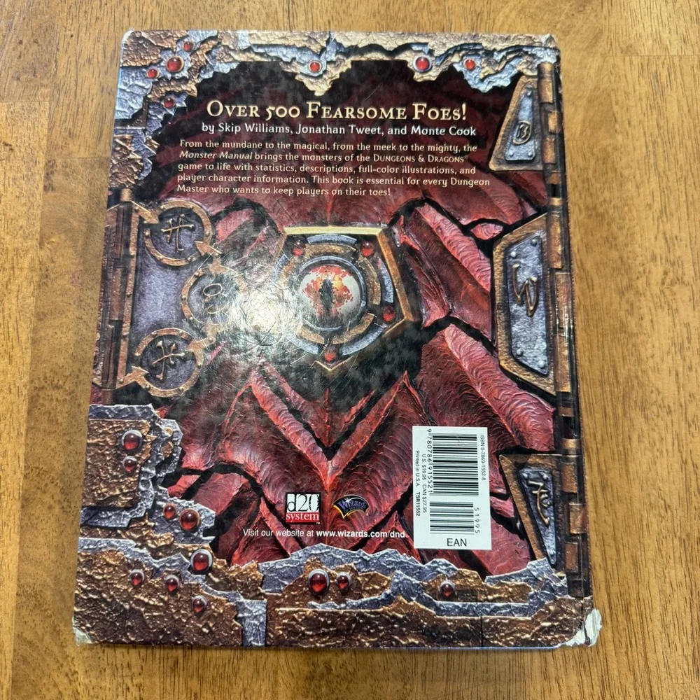 Monster Manual: Core Rulebook III (Dungeons & Dragons), Skip Williams, Jonathan